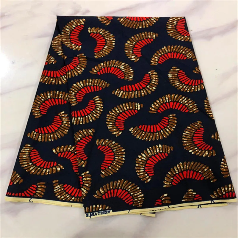 2020 Nový Príchod Vosk Afriky Textílie Nigérijský Čipky Textílie Vosk Kábel Čipiek, Bavlny Vosk Textílie Pre Nigérijský Šitie 6 Metrov KPL20166