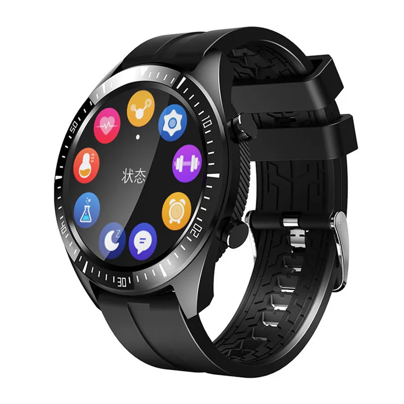2020 Nový Vodotesný Náramok Smartwatch Mužov a Žien Kruhové Farebný Displej Dynamický IP68 Nepremokavé Športové Inteligentný Náramok