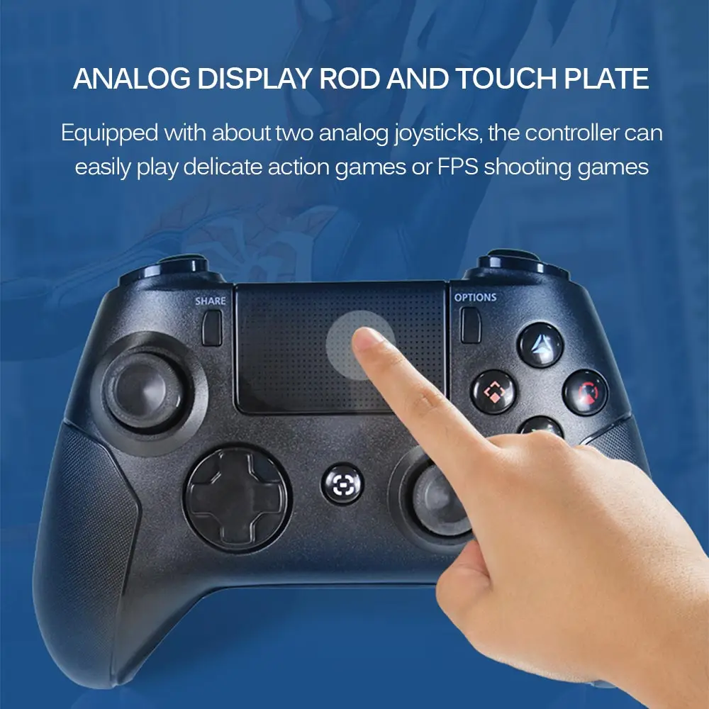 2020 pre PS4 Radič Bezdrôtový Gamepad Android pre Playstation 4 Bluetooth Gamepad Duálny Vibračné Motory Ovládač pre PS4