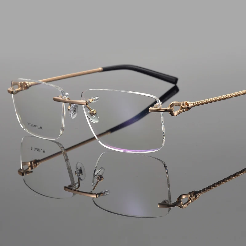 2020 titánové okuliare, rám mužov okuliare krátkozrakosť rámy okuliarov Značky počítač predpis okuliare rámy pre mužov