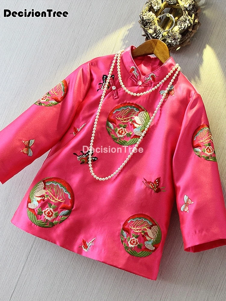 2021 dámy ženy čínskej tradičnej qipao tričko cheongsam blúzka elegantné tradičnej čínskej výšivky cheongsam, blúzky