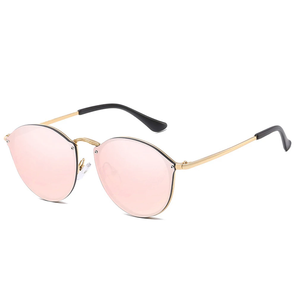 2021 nové žien cat eye luxusné slnečné okuliare potiahnuté zrkadlo slnečné okuliare retro dizajn, kovové okuliare UV400
