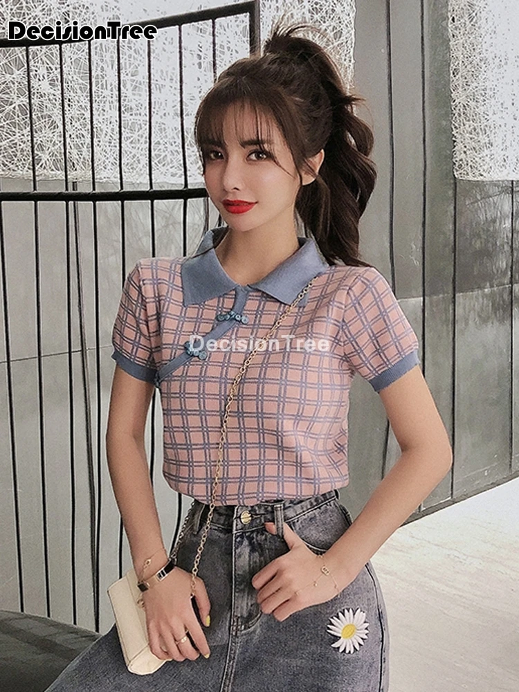 2021 žena čínskej tradičnej topy qipao tričko čínsky štýl, šifón cheongsam top dlhé tang blúzka cheongsam top pulóver