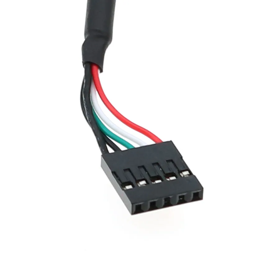 20pcs USB 2.0 Mužov 5Pin terminálu konektor základnej Dosky Hostiteľský Adaptér Ihrisku 2.54 mm Hlavičky Doske Adaptér Dátové pripojenie kábla