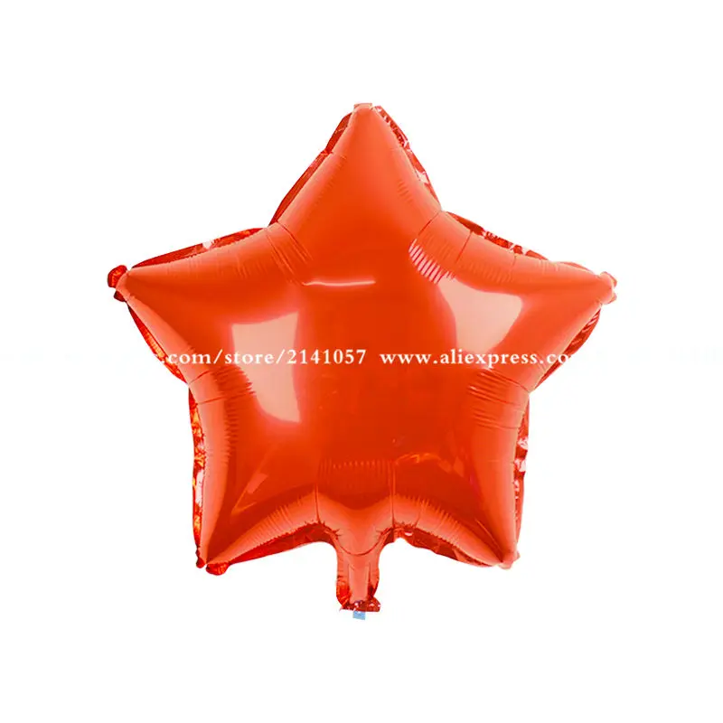 30pc 18-palcové Pentagram Star Tvar Hélium Fóliový Balón Hliníkové Balóny Narodeninovej Party Svadobné Dekorácie Dodávky Klasické hračky