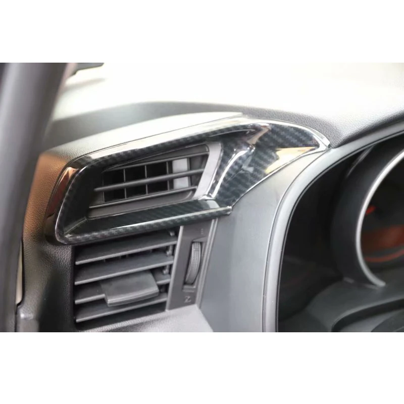 3ks Auto Interiérové Doplnky Pre Honda FIT-2018 LHD Auto Dashboard/C Air Vent Rám Nálepky Auto-styling ABS
