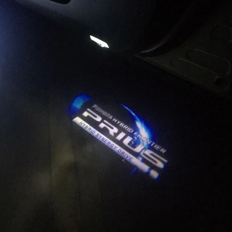 4pcs LED Auto Vitajte Svetlo Ghost Laserový Projektor Svetlomety Pre Toyotu Prius Dvere Auta Dekor Lampa so súhlasom Znak Lampa Interiéru Gadget