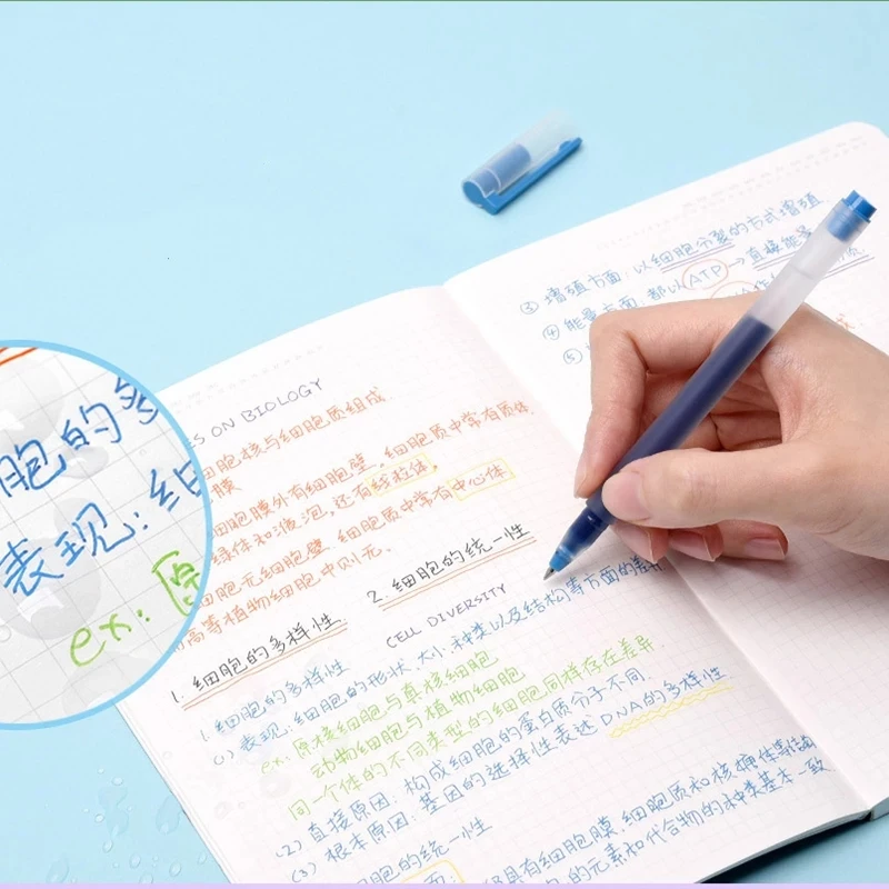 5 KS Xiao Mijia Super Odolné Farebné Písanie Prihlásiť Pero Farby Mi Pera 0,5 mm Gélové pero Podpisový Perá Pre Školy Označenie Výkresu