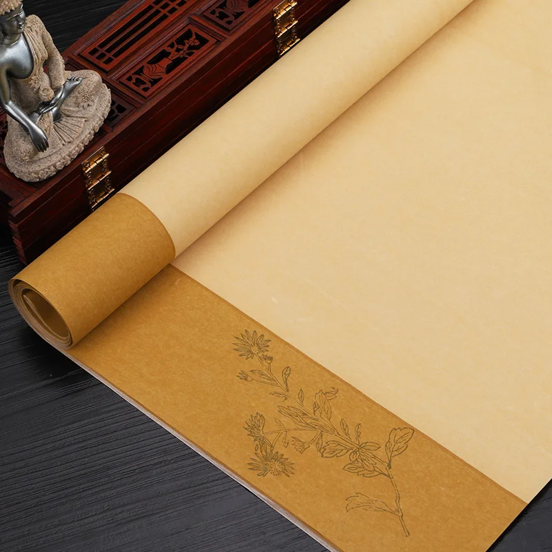 5 Listov Rijstpapier Čínske Ryžové Kartu Half-Zrelé Xuan Papier pre Retro Kaligrafie Maľovanie Ručne Vyrobené Umelecké Papier Xuan