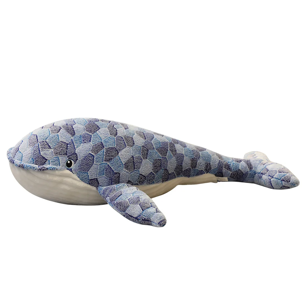 50/100 cm New Style Žralok Modrý Plyšové Hračky Veľké Ryby Látkové Bábiky Veľryba Vypchaté Zvieratá Detí, Darček k Narodeninám Upokojiť Pre Deti