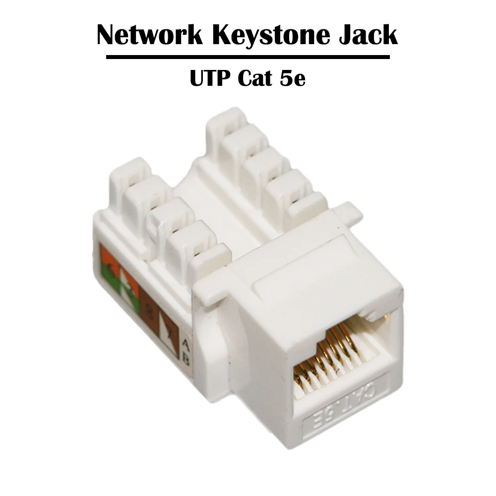 50 Kusov Cat 3/Cat 5e/Cat 6 Sietí Keystone Jack medzi takéto osobnosti patrí Tester Prešiel RJ11/RJ 45 Port Ethernet Nástroj