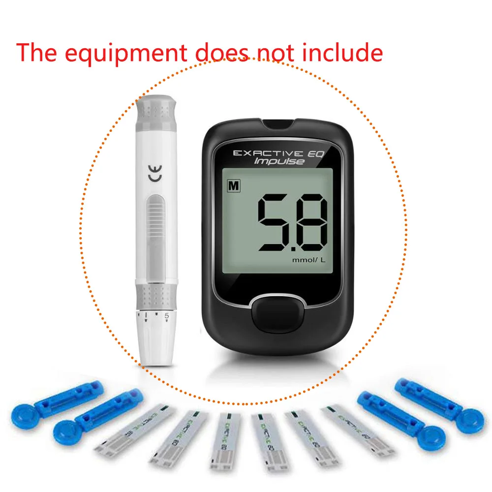 50pcs Diabetická Testovacie Prúžky a Lancets pre Cukru v Krvi Monitor Glucometer Diabetes Glukózy Meter lekárenské Zdravotnej Starostlivosti