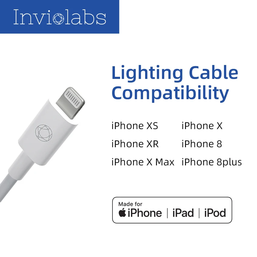 6 USB C Lightning Kábel,Apple Pfi Certifikované,TPE PowerLine II pre iPhone X/XS/XR/XS Max / 8/8 Plus,Podporuje Silu Dodanie