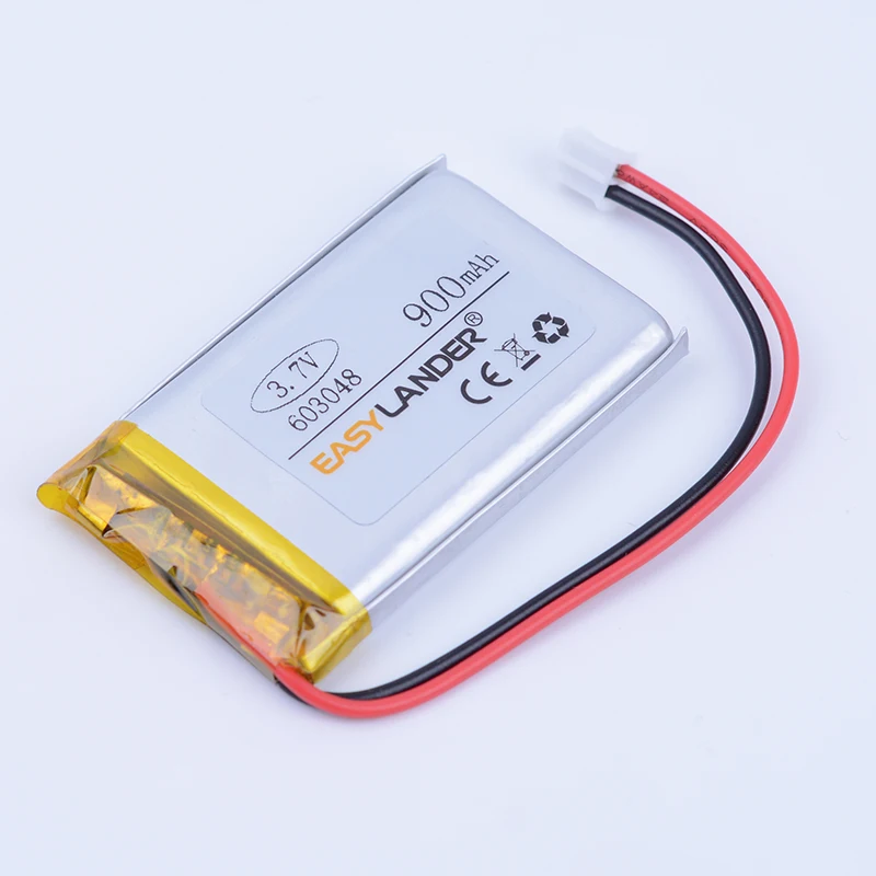 603048 3,7 V 900mAh Nabíjateľná li-Polymer Li-ion Batéria Pre herné Myši MP3, MP4, GPS PSP DVR PDA LED Lampe reproduktor 063048