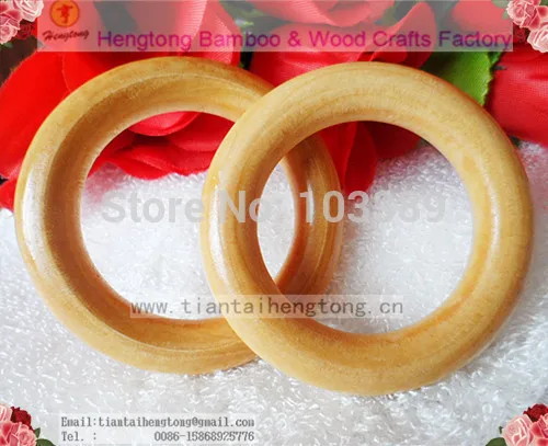 65mm lotus dreva natual drevo farba opony krúžok / drevo kruh/záclony krúžok držiak s číry lak hnedá farba zadarmo lode