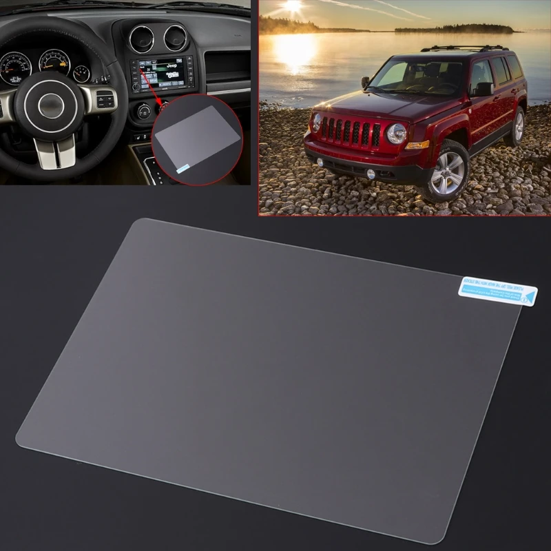 8.4 palcové GPS Navigácie Ocele Ochranný Film Na Jeep Grand Cherokee SRT Kompas 2017 2018 Ovládanie LCD Displej Nálepky