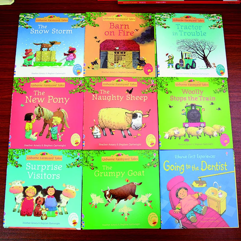 8 Knihy, Obrázkové Knihy, Deti, Dieťa Slávny Príbeh Anglický Dvor Príbehy Série Farmy Deti Knihy Libros Livros Livres Libro Livro