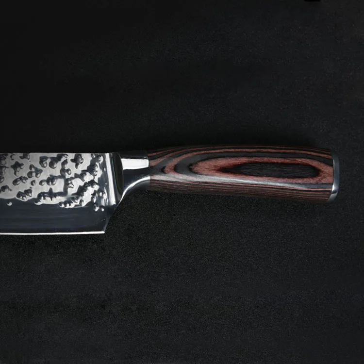 8 palcový zrkadlo svetlo kladivo kuchár nôž šéfkuchára nôž kuchynský nôž Západnej sushi kuchynský nôž
