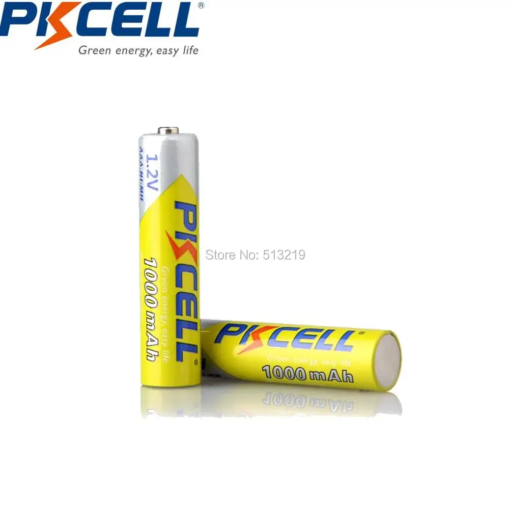 8Piecs PKCELL NIMH 1.2 V 1000mAh AAA Nabíjateľné Batérie 3A Batérie pre hračky a baterka