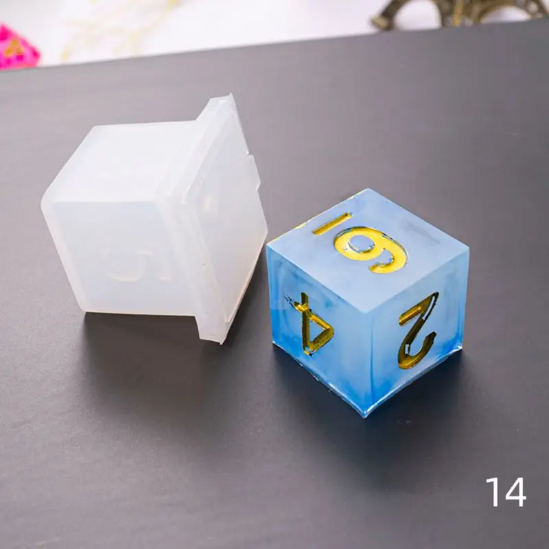 9 Pack Živice Kocky Formy, DIY Crystal Epoxidové Formy Trojuholník Kocky Filé Tvaru Multi-spec Digitálne Hry Vysoké Zrkadlo kocky formy kremíka