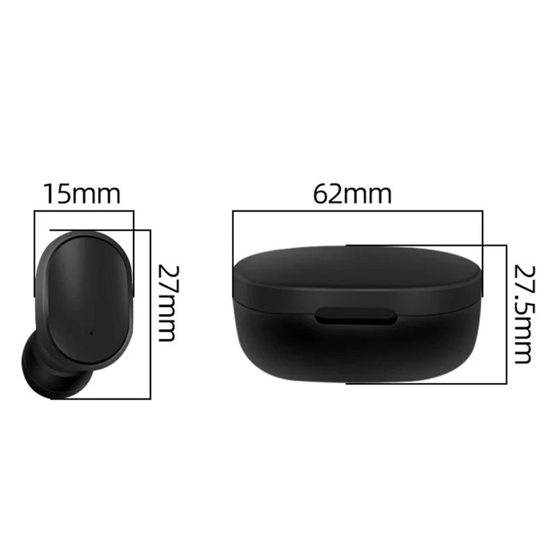 A6S Mini Tws Bluetooth5.0 Slúchadlá Bezdrôtové Slúchadlá IPX4 Nepremokavé Bluetooth Headset Herné Slúchadlá pre IPhone Huawei Xiao