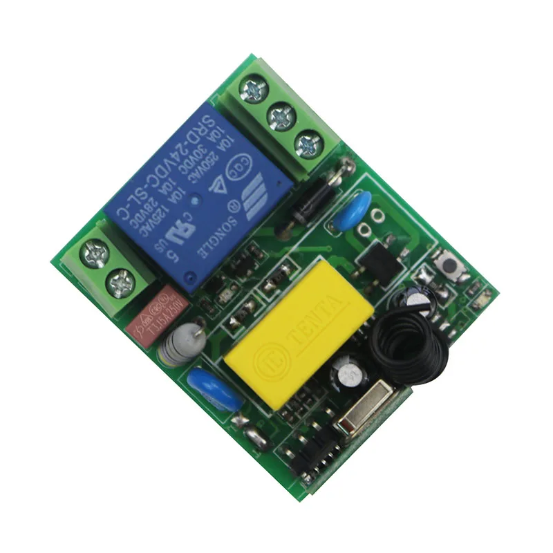 AC 220 v 1 ch RF Bezdrôtový Push Diaľkové Ovládanie zapnutie Svetla Systém 4 prijímač +4 nepremokavé vysielač