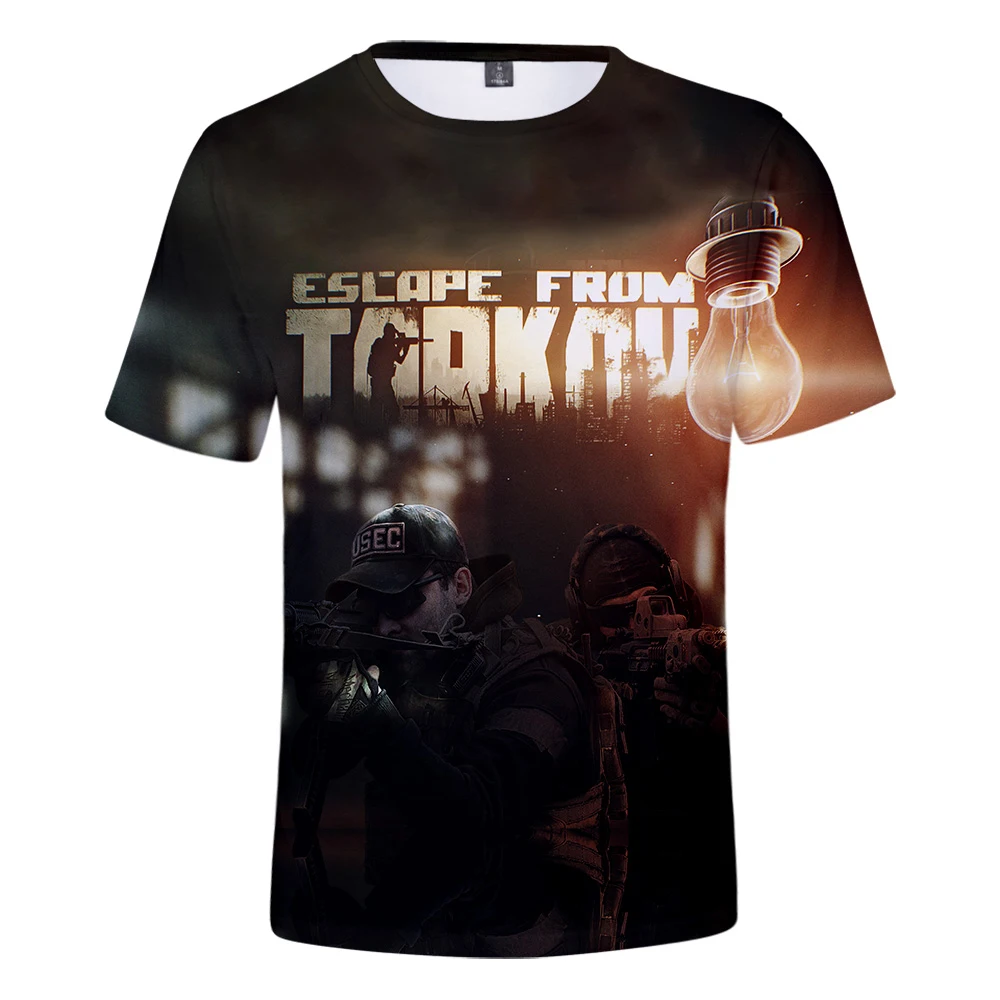 Aikooki Nový Uniknúť Z Tarkov 3D T Shirt Muži/Ženy Letné Módy Harajuku T-shirt 3D Tlač Uniknúť Z Tarkov pánske tričko