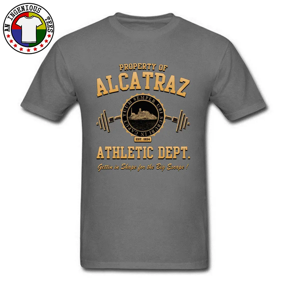 ALCATRAZ ATHLETIC DEPT Kulturistike Tshirts Bermudy Voltron Estetické Otca T Shirt Pre Mužov Nové Módne Retro Košele