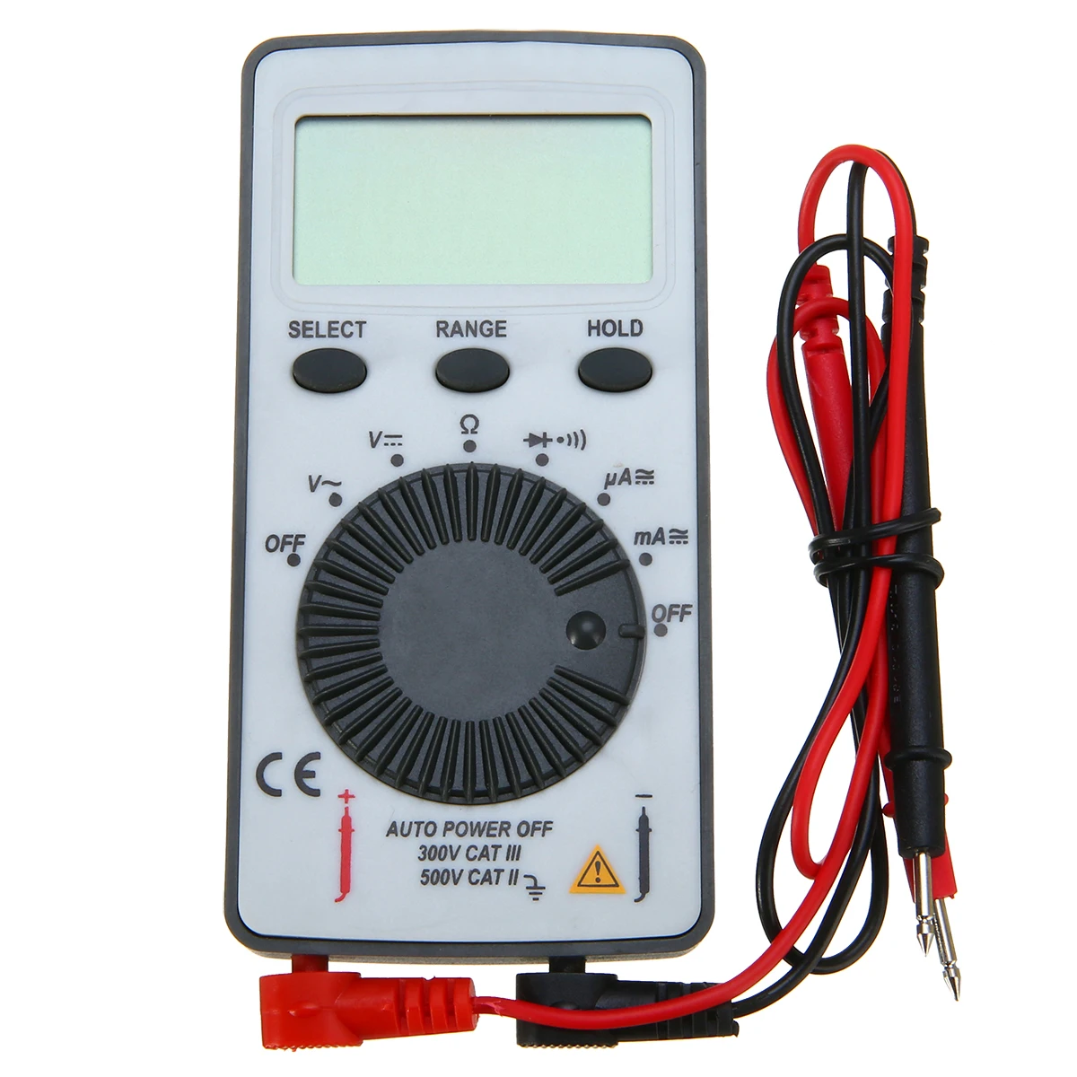 AN101 Digitálny Mini Multimeter DC/AC Napätie Prúd Meter Prenosné Vreckové Voltmeter Ammeter Tester s Test Vedie 10*55*10 mm