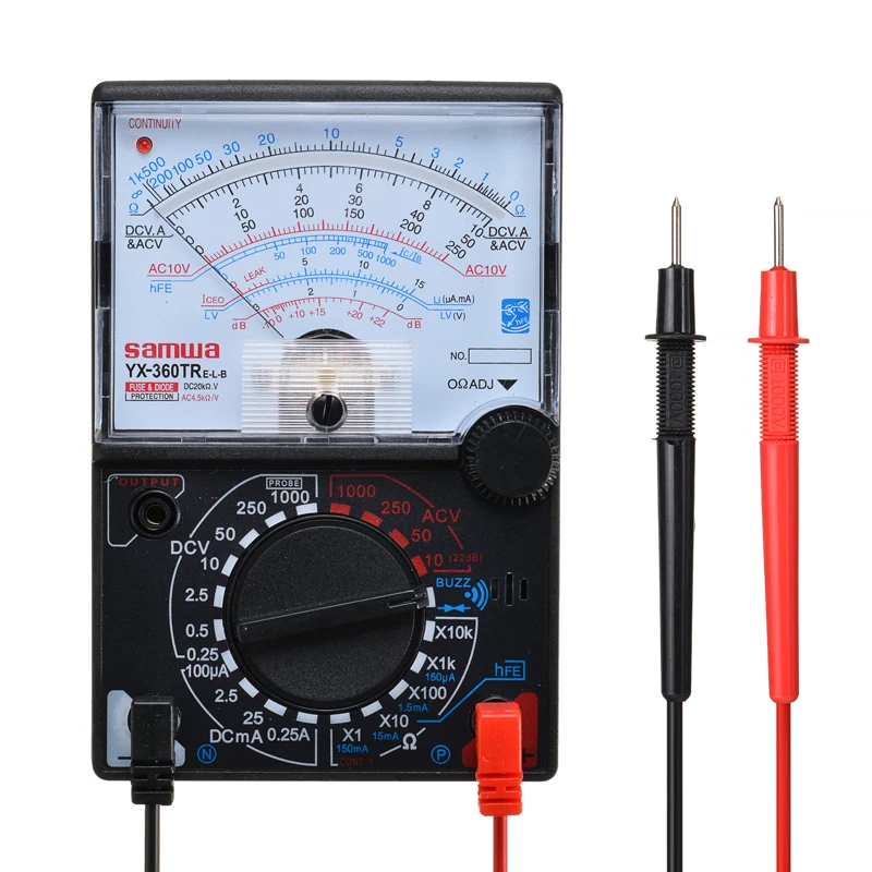 Analógový Multimeter Voltmeter Amperemeter AC DC Napätie Prúd Tester Vreckový Digitálny Multimeter S Otestovať Pero