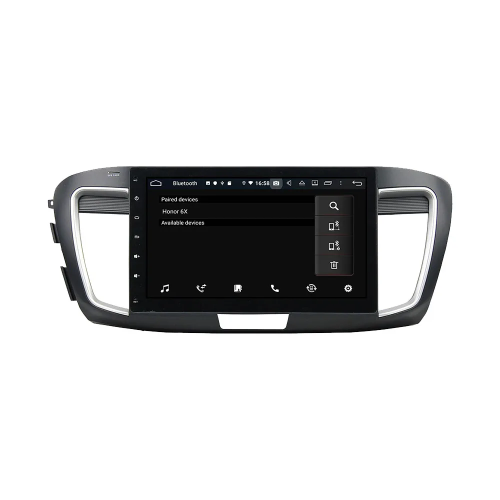 Android 10 Auto Nie DVD Prehrávač, GPS Navigáciu Multimediálny Prehrávač Pre Honda Accord 9 2012-2017 Multimediálny Prehrávač Auto Rádiová jednotka