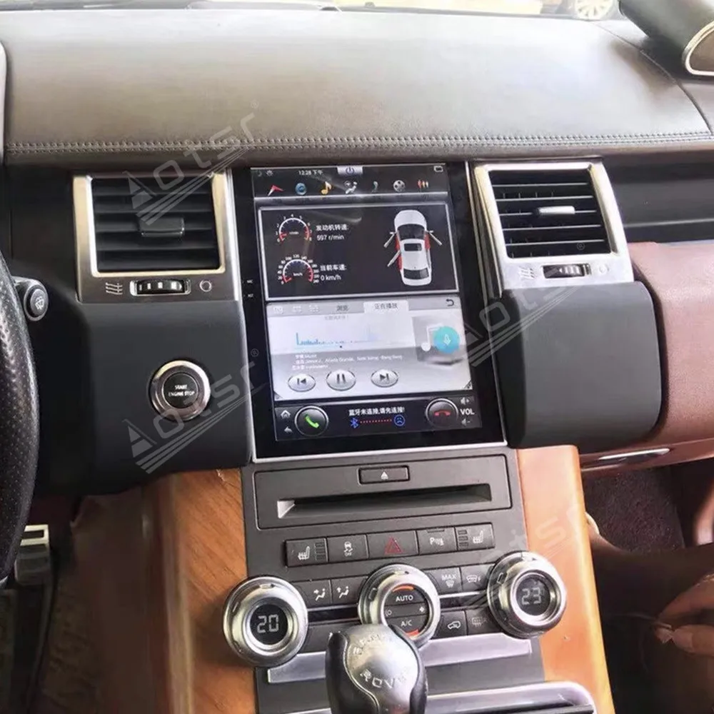 Android Tesla Auto CD, DVD Prehrávač, GPS Navigáciu Pre Land Rover Range Rover Sport 2010-2013 Auto, Auto Rádio Stereo Prehrávač Headunit