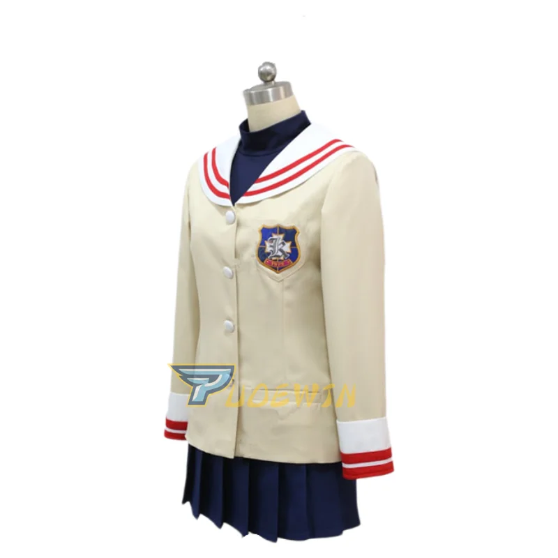 Anime Furukawa Nagisa Zimné Školské Uniformy Šaty, Sukne Vyhovovali Cosplay Kostým