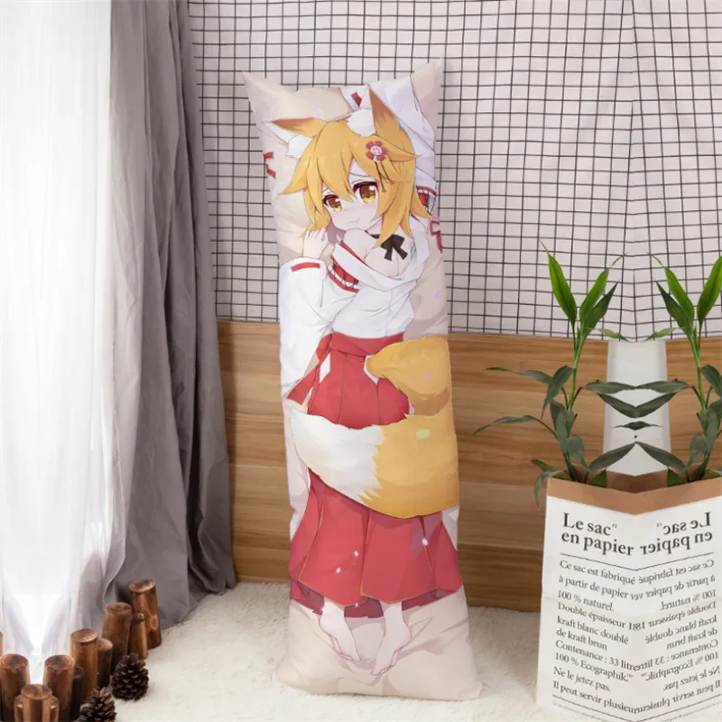 Anime Sewayaki Kitsune č Senko-san Fox Vankúš Cosplay Cartoon Kostým Príslušenstvo