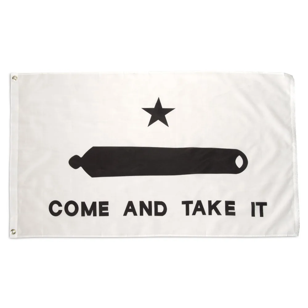 ANLEY Prísť A Vziať Ho pod Vlajkou Texas Gonzales ÚJD vlajky Texas Revolúcie Vojenské Spartan 3x5 nohy banner