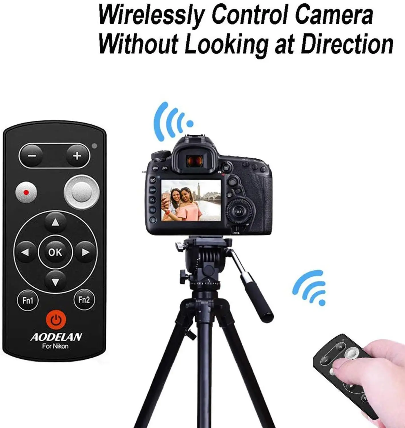AODELAN Bezdrôtové Bluetooth, Fotoaparát, Diaľkové Ovládanie Uzávierky Vydania ML-L7A pre Nikon A1000 B600 P1000 P950 Z50, Nahradiť Nikon ML-L7