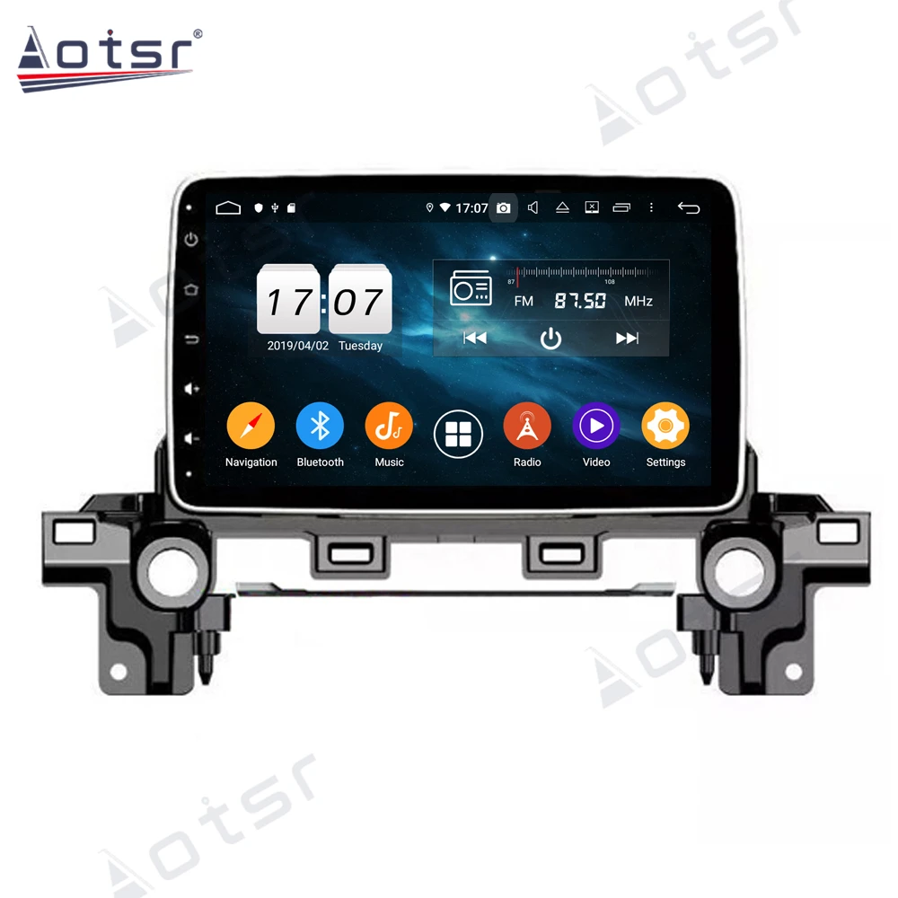 Aotsr Android 10.0 4+64 G Auto Rádio Prehrávač, GPS Navigáciu Auto Stereo HD Multimediálne Jednotky Pre Mazda CX-5 CX5 2017 2018 DSP Carplay