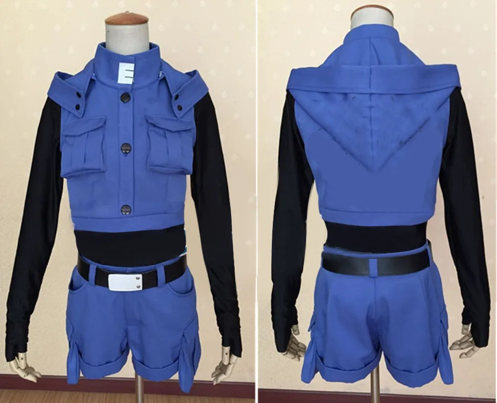 Atentát Triede Ansatsu Kyoushitsu Kaede Kayano Modrá Battle Suit Jednotné Cosplay Kostým Celý Súbor