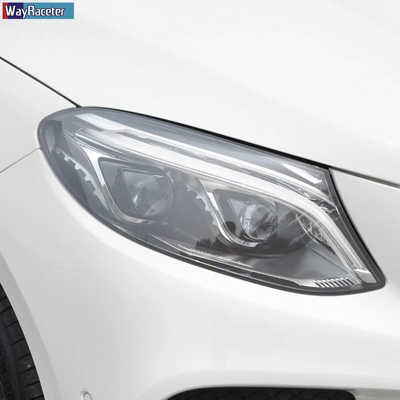 Auto Predné Svetlo Transparentné TPU Svetlometu Ochrannou fóliou Pre Mercedes Benz W166 W167 W463 X156 H247 X247 X204 X253 C253 W447