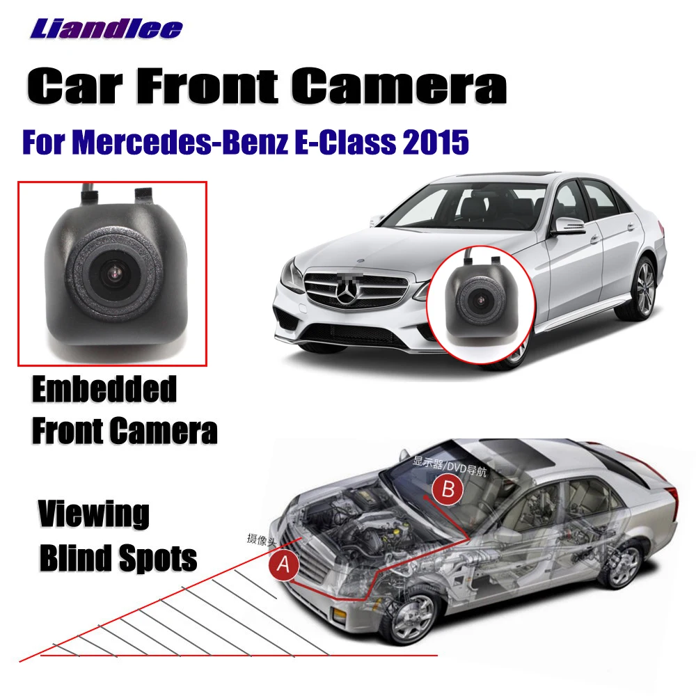 Auto Predný Pohľad Kamery Na Mercedes Benz Triedy E W212 Nie Zozadu Zálohy Parkovacia Kamera HD CCD, Nočné Videnie
