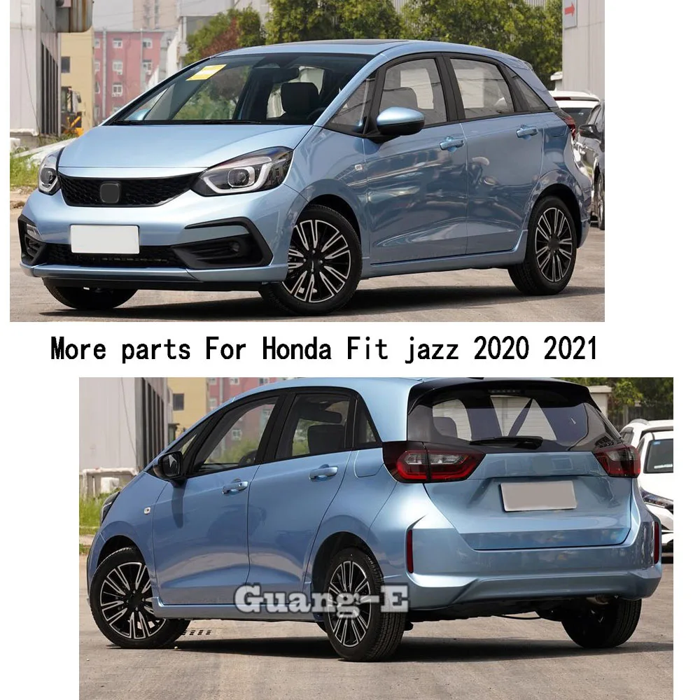 Auto Styling Kryt Šál Exteriéru Konci Potrubia Zásuvky Venovať Nerezová Oceľ Výfukové Tip Chvost Na Honda Fit Jazz 2020 2021