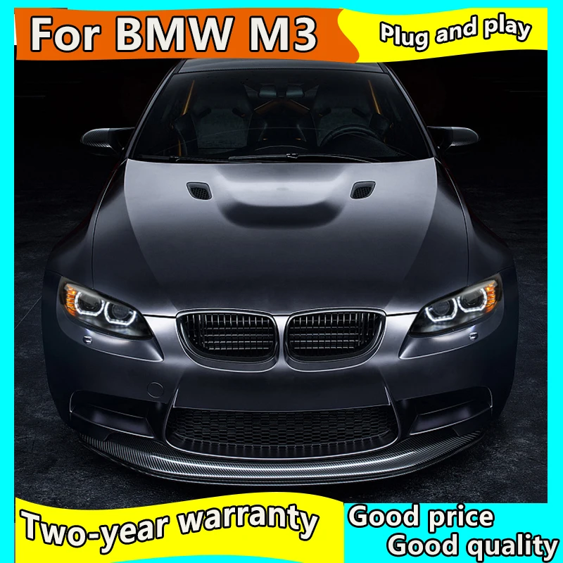 Auto Styling prípade pre BMW M3 328i 335i 330i E92 E93 2006-2012 LED Svetlomety, LED Reflektor H7 D2H HID Angel Eye Bi Xenon Lúč