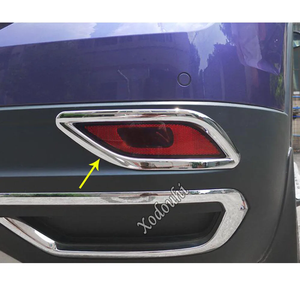 Auto Telo Detektora Výbava Späť Chvost Zadné Hmlové Svetlo Kryt na Čítanie Rám Stick Časť 2 ks Pre Volkswagen VW T-cross Tcross 2018 2019 2020