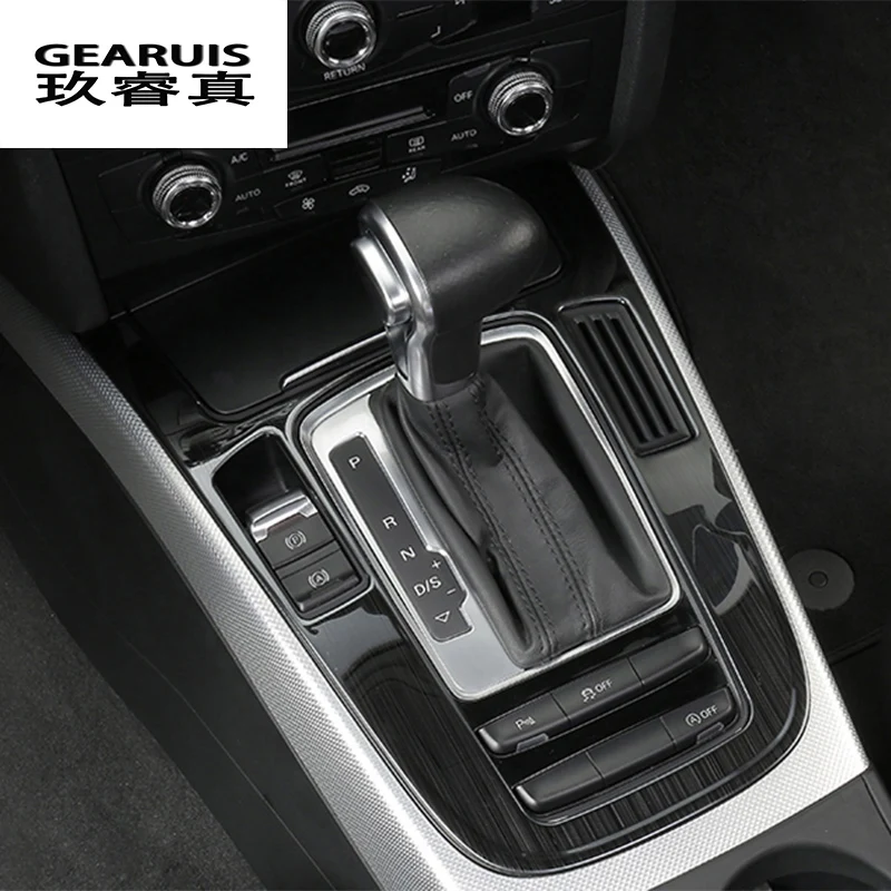 Auto Štýl Interiéru Centrálne riadenie Prevodový Panel Pokrýva multimediálne Dekorácie, Nálepky, Výbava Pre Audi A4 B8, A5 S4 Auto Príslušenstvo