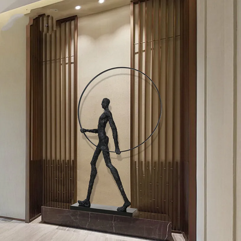 Autor Moderného Umenia CBD Troch-dimenzionální Výzdoba Interiéru Uličkou Dekorácie Hotel Obchodné Abstraktné Sochárstvo