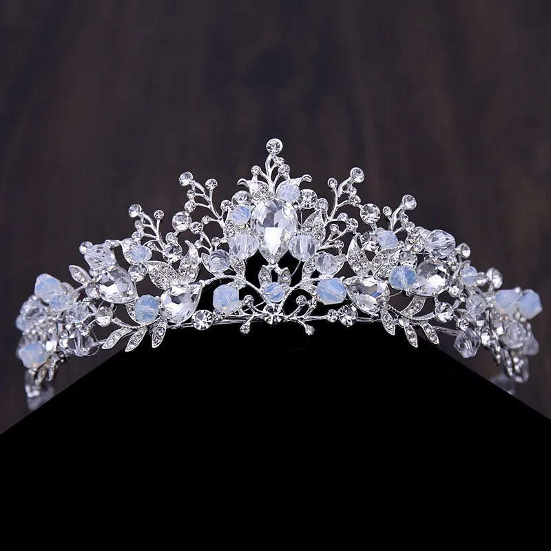 Barokový Ručné Crystal Korálky Svadobné Šperky Sady Drahokamu Koruny Tiara Náhrdelníky Náušnice Svadobné Afriky Korálky Šperky Set