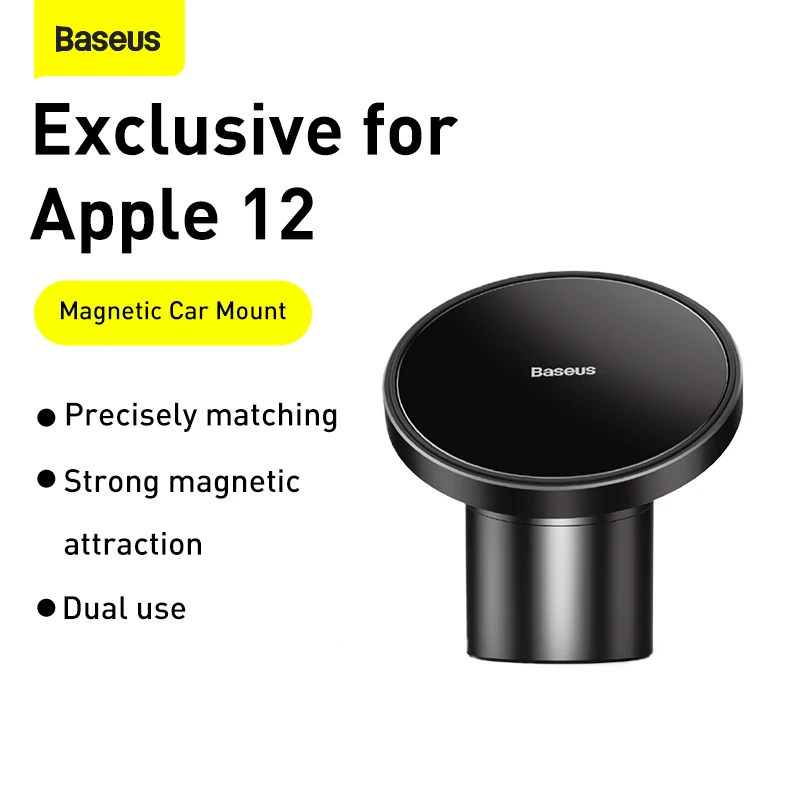 Baseus Magnetické Telefón Držiak Pre Apple Iphone 12 Mobilephone Otáčanie 360 Air Vent Centrum Konzol, Stojan Montáž Auto Držiak