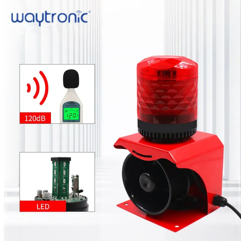 Bezdrôtové diaľkové ovládanie zvukový-svetelný alarm horn prijíma acousto-optické kontrolné technológie, ovládanie prístroja na diaľku