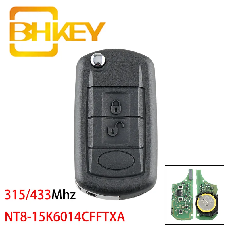 BHKEY NT8-15K6014CFFTXA 3 Tlačidlá Smart Remote Auto Kľúč pre Land Rover Range Rover Sport obdobie 2010-315/433mhz Flip Kľúč pre Auto