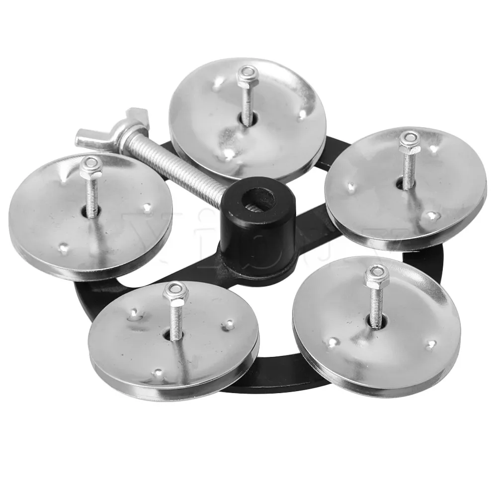 Bicie Hi-Hat Cimbal s jednoradové Kovové Jingles Bicie súprava Príslušenstva